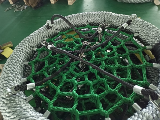 δαχτυλίδι 12cm γύρω από την ταλάντευση 100cm EN1176 δικτύου παιδικών χαρών πιστοποιημένο