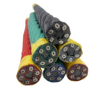 16mm 6 ίνες στροφή Polyester συνδυασμό σχοινί για παιδικό χώρο αναρρίχησης δίχτυ