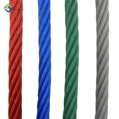 16mm εξωτερικό παιδικό χώρο Polypropylene Multifilament σχοινί με ατσάλινο πυρήνα